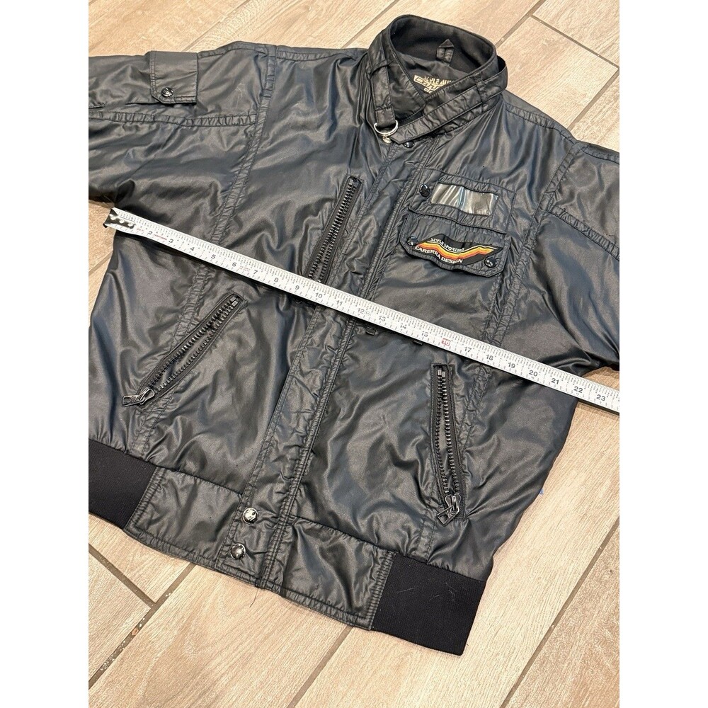 Authentic Vintage 1980s Style Auto Carrera Design Racing Jacket Adult Large - Picture 8 of 14